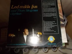 Tradera LP SKIVA MED LED MILDA LJUS MED TORE SKOGMAN I KYRKAN^ Skivomslag