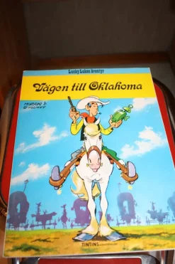 Tradera Lucky Lukes äventyr: Vägen till Oklahoma. Utgiven 1993. Mycket bra skick> Serier Övriga Världen