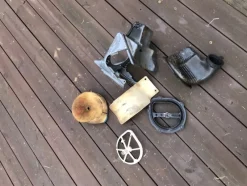 Tradera Luftburk sadel tank avgasrör broms kit kx125^ Motocross