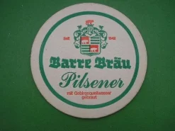 Tradera Ölunderlägg: Barre Bräu Pilsener II^ Breweriana