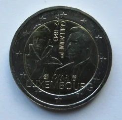 Tradera Luxemburg 2 euro 2018 Guillaume I^ Euromynt & Sedlar