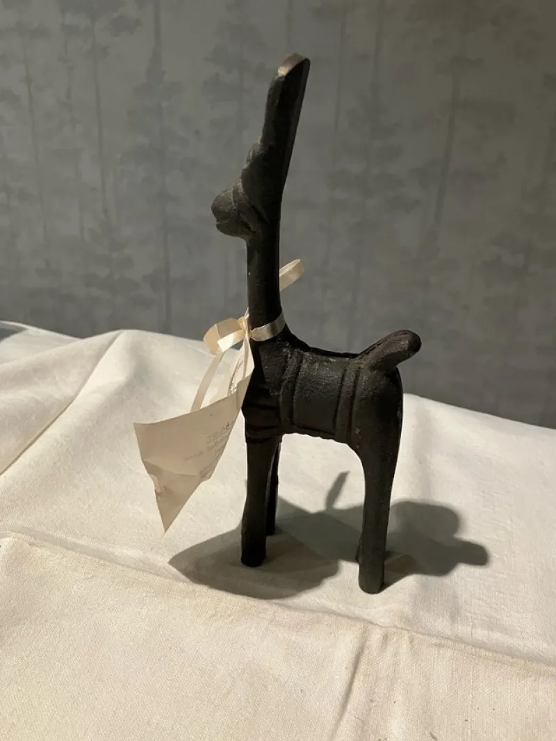 Tradera Lyckohäst från Nepal - Unik handgjord figur i gjutjärn^ Hantverk
