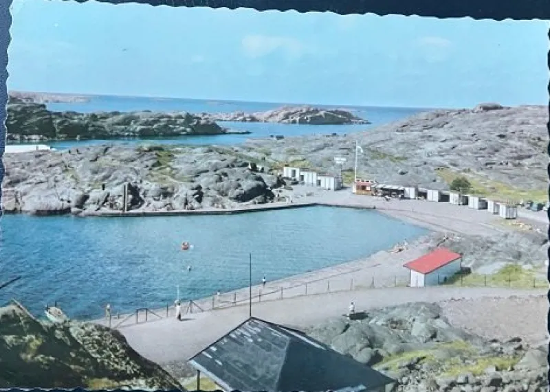 Tradera Svenska Landskap<Lysekil - Pinneviksbadet~1959 - Förlag Pressbyrån
