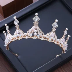 Tradera Lyx kristall bröllop hår krona tiara> Bröllopsaccessoarer