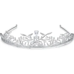 Tradera Lyx kristall CZ bröllop hår krona tiara> Bröllopsaccessoarer