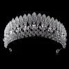Tradera Lyx kristall CZ bröllop hår krona tiara> Bröllopsaccessoarer