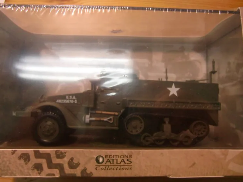 Tradera M2 Halvcrawler modell av Editions Atlas Collections^ Militära Leksaker
