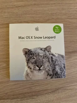 Tradera Mac OS X Snow Leopard 10.6.3 - Ny i originalförpackning> Program & Mjukvara