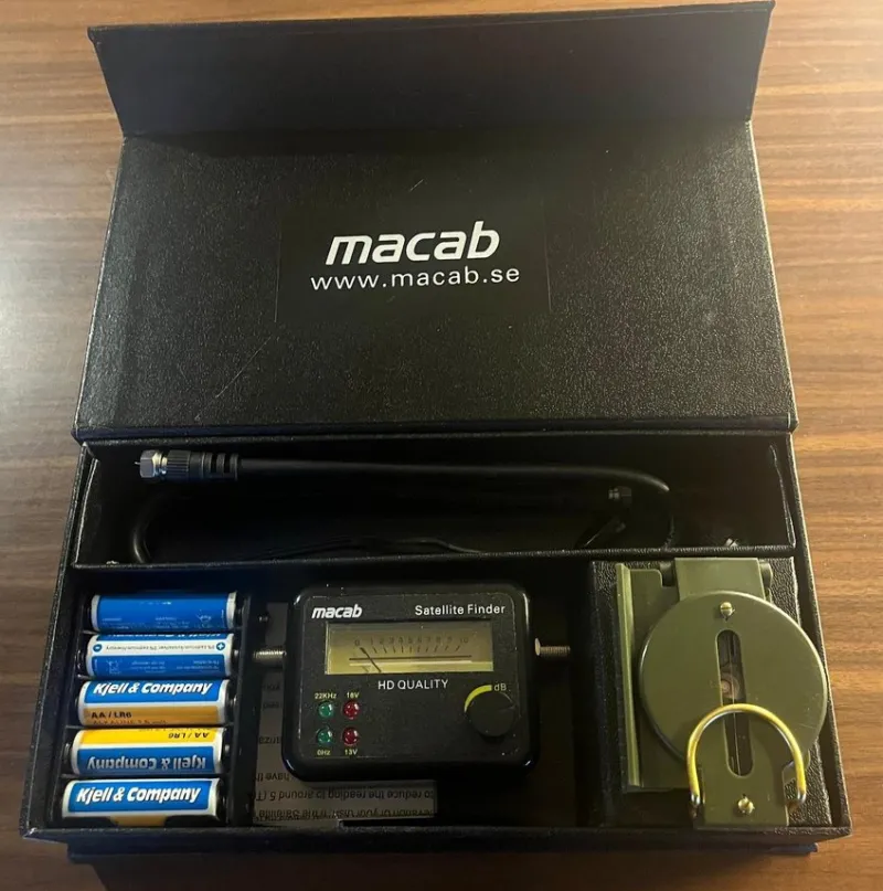 Tradera MACAB SATELLITE FINDER KIT^ Digital-tv