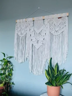 Tradera Macrame väggbonad LILY^ Dekorationer