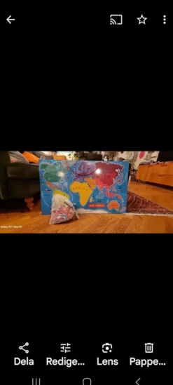 Tradera Magnet Pussel - Världen> Magneter