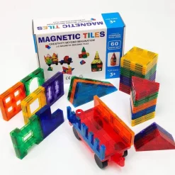 Tradera Magnetic Tiles 60 pcs> Magneter