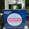 Tradera Lek & Spel<Magnetiskt Sudoku med 81 siffermagneter med lösningar och pussel magnetic travel