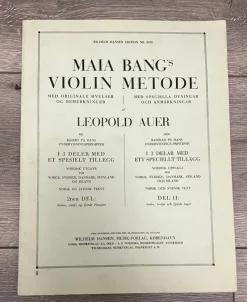 Tradera Maia Bangs Violin Metod av Leopold Auer^ Noter & Nothäften