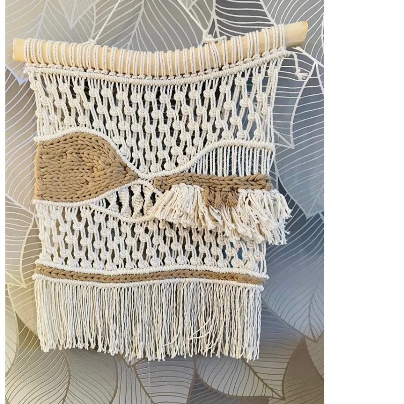 Tradera makramé inredning/ Väggbonad LUKE 50cm /60cm^ Dekorationer