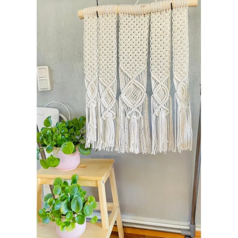 Tradera Makramé Väggbonad EUFELIA^ Dekorationer