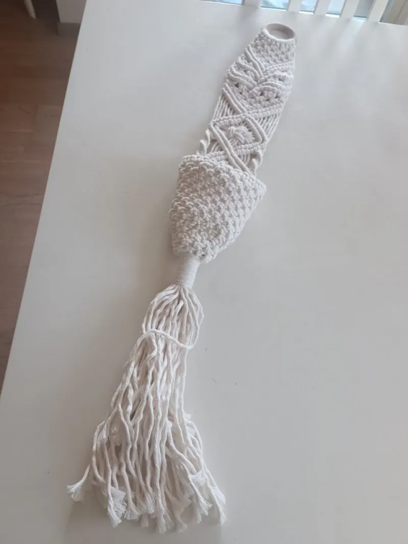 Tradera Makrame hängande korg^ Inredning & Hushåll