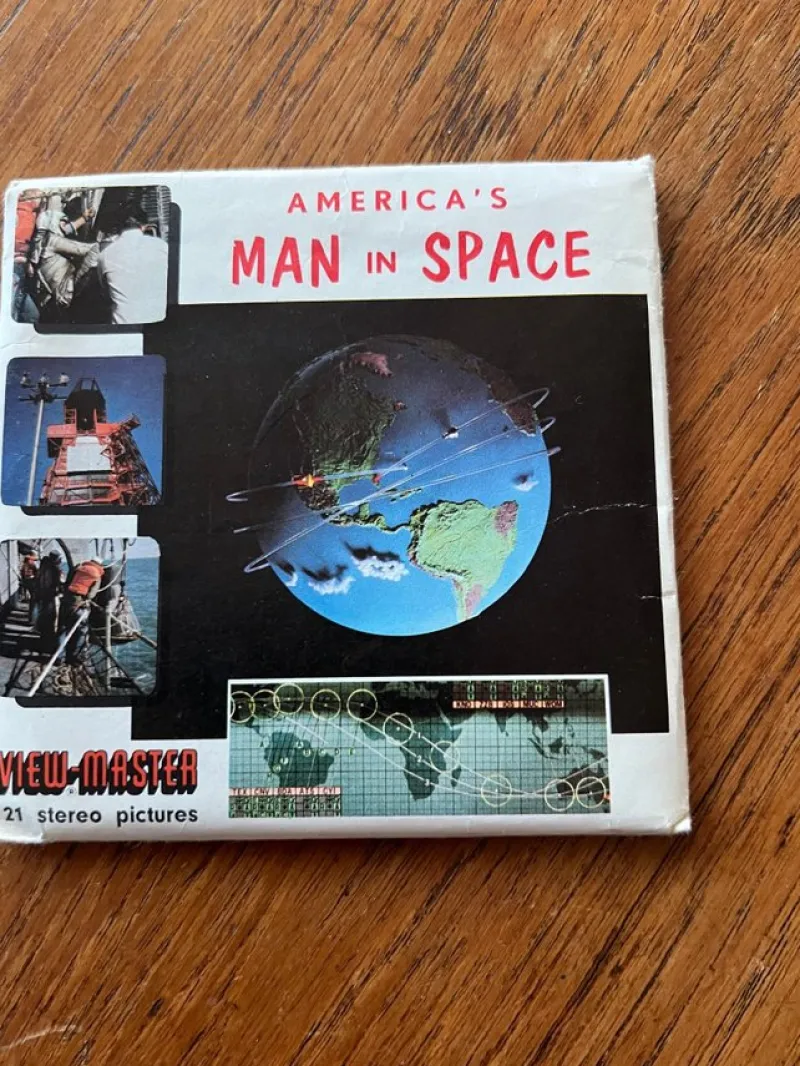 Tradera Man in Space View-Master stereobilder^ Miniatyroptica