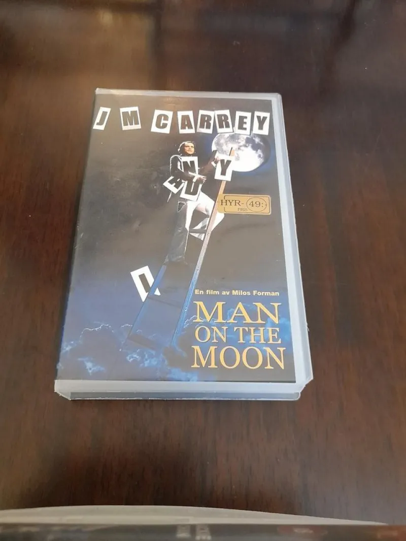 Tradera Man On The Moon, Äldre VHS Film, Fint skick.> Vhs-filmer