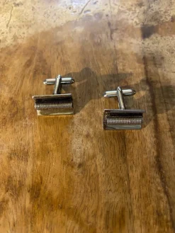 Tradera Manschettknappar<Manchettknappar silverfärgade