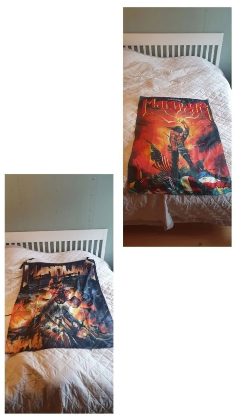 Tradera Manowar poster flaggor^ Merchandise
