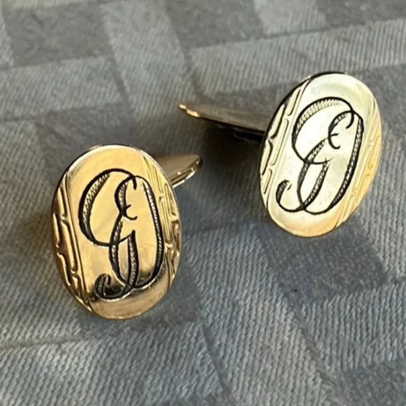 Tradera Manschettknappar<Manschetter knappar Silver