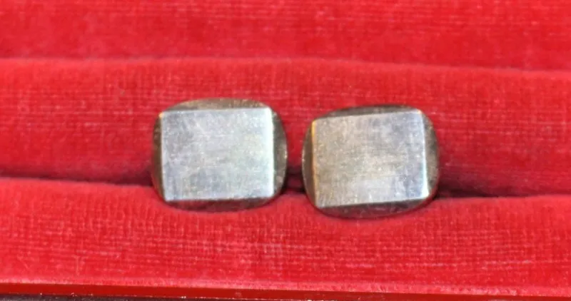 Tradera Manschettknappar<MANSCHETTKNAPPAR 835 SILVER, KONTROLLSTÄMPLAT SILVER