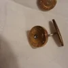 Tradera Övriga Smycken<manschettknappar guldig metall !