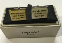 Tradera Manschettknappar<Manschettknappar Onyx-Art London