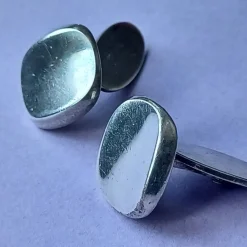 Tradera Manschettknappar<Manschettknappar Sterling silver Danmark Vintage