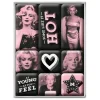 Tradera Marilyn Monroe Some Like It HOT - Magneter 9 st. små trevliga^ Filmmemorabilia
