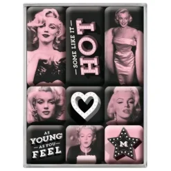 Tradera Marilyn Monroe Some Like It HOT - Magneter 9 st. små trevliga^ Filmmemorabilia