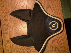 Tradera Häst & Ridsport<Marinblå huva från back on track