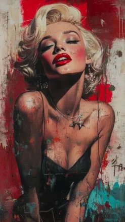 Tradera Marlin Manroye Affisch Storlek 50×70 CM^ Musikposters