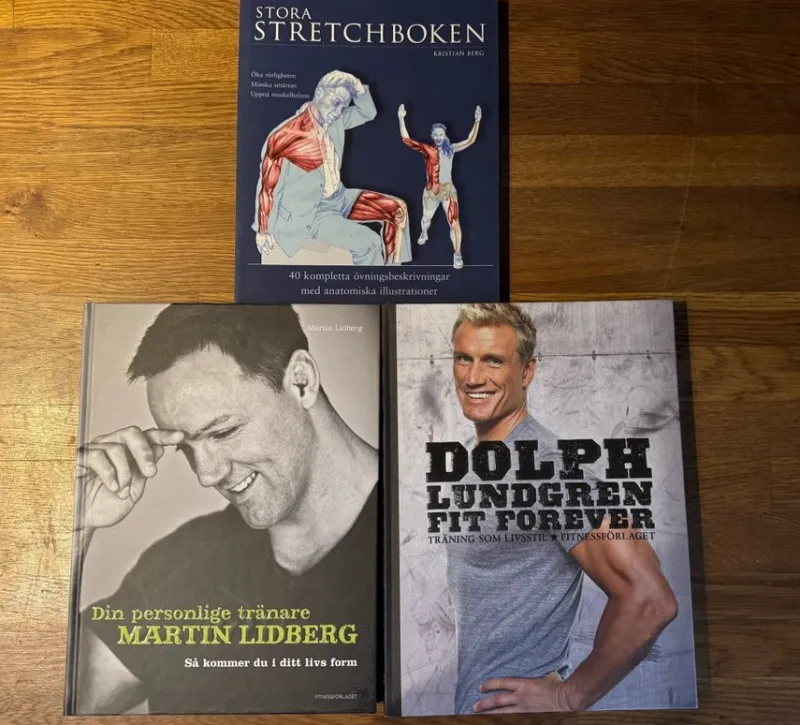 Tradera MARTIN LIDBERG, DOLPH LUNDGREN FIT, STRETCH BOKEN> Hälsa & Skönhet