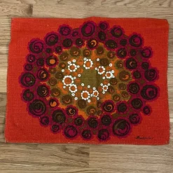 Tradera Mat Bühler Textilkonst - Vävd tavla / duk. Gott skick.> Textilier