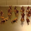 Tradera Matchbox 1/32 British 8th Army 15 Soldater^ Militära Leksaker