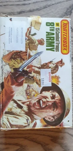 Tradera Matchbox 15 Combat Troops 8th Army P-5005^ Militära Leksaker