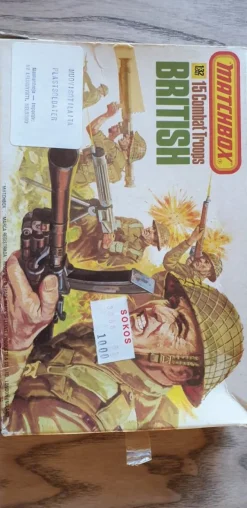 Tradera Matchbox Combat Troops British P-5002 - 15 st soldater^ Militära Leksaker