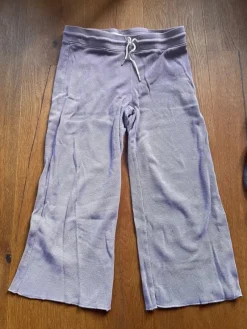 Tradera Yoga<Mate the Label Organic thermal wide leg pant lila yoga mjukisar lounge M