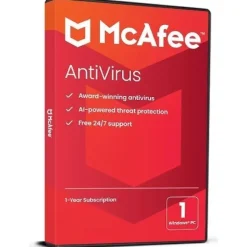 Tradera McAfee AntiVirus Protection 2024 (1 år / 1 PC) Senaste versionen | SNABB LEV!> Program & Mjukvara