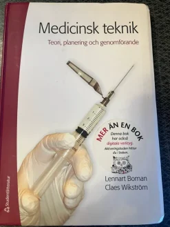 Tradera Medicinsk teknik: Teori, planering och genomförande - Lennart Boman & Claes> Kurslitteratur & Undervisning