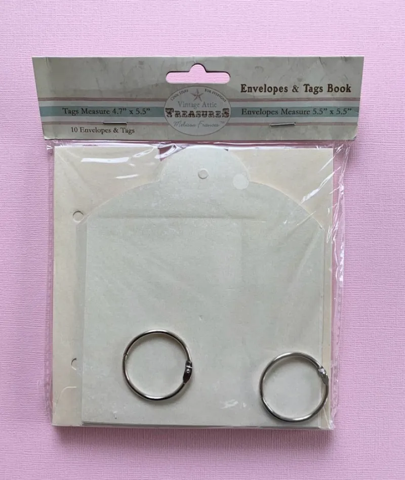 Tradera Melissa Frances Envelopes & Tags Book^ Scrapbooking