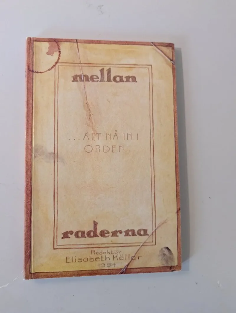 Tradera Mellan raderna - att nå in i orden BOK av Källar> Filosofisk Litteratur