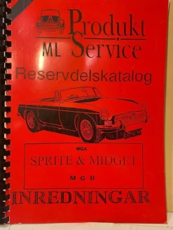 Tradera MGB reservdels katalog^ Övrigt Fordonsrelaterat