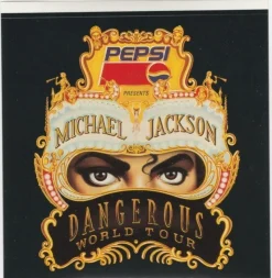 Tradera Klistermärken & Stickers<Michael Jackson Pepsi Dangerous World Tour 1992