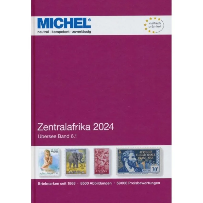 Tradera MICHEL KATALOG CENTRAL AFRIKA I FÄRG 6 del 1 2024/25^ Tillbehör