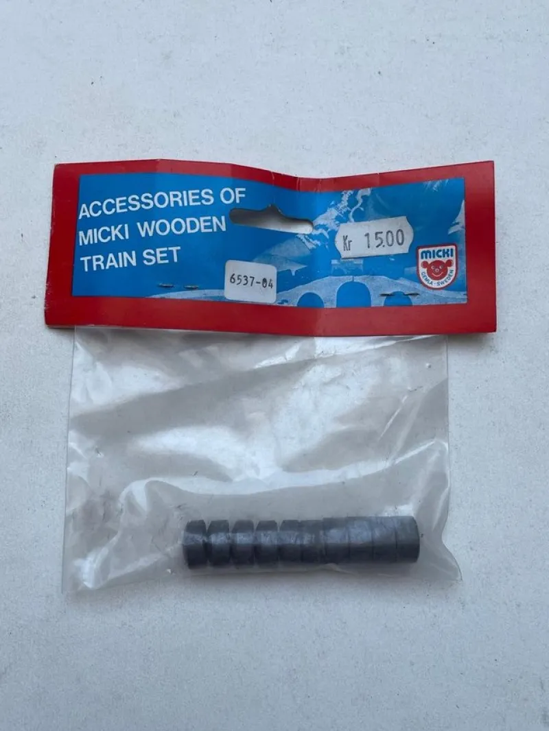Tradera Micki träjärnväg vintage oöppnad - 6537.04 Tåg magneter> Brio & Träleksaker