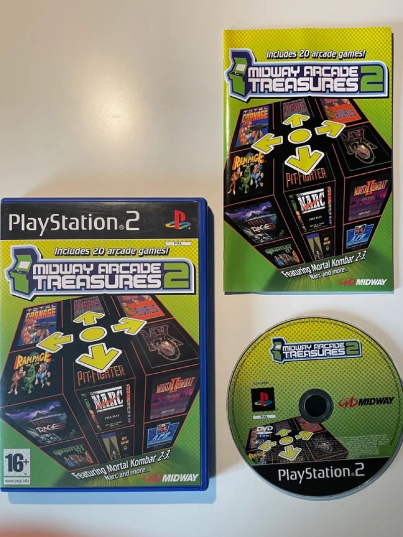 Tradera Playstation<Midway Arcade Treasures 2 (PS2)