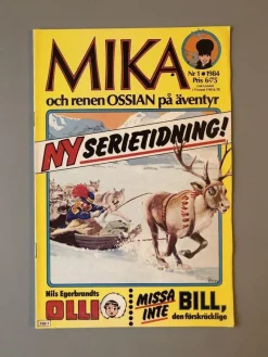 Tradera Mika - Nr 1 FÖRSTANUMMER - 1984 - VF> Svenska Serier